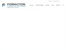 Tablet Screenshot of formationconstruction.com